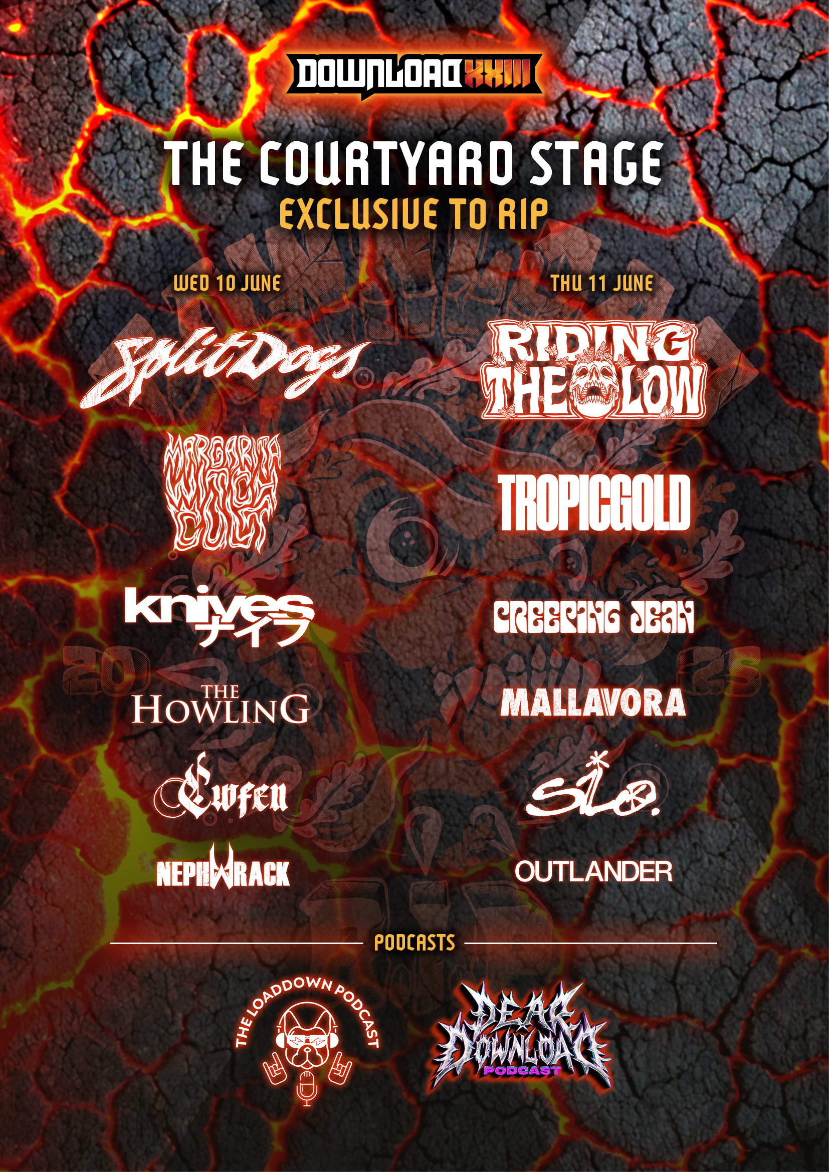 Nephwrack ROCKING Download Festival’s RIP Stage